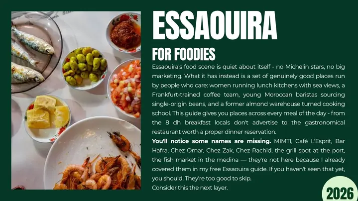 SELF GUIDED TOUR in Essaouira: read description of the tour, please.  (Available in English)