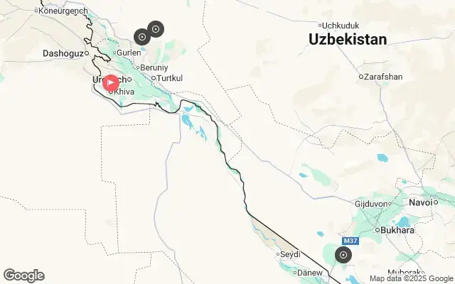 Tour map