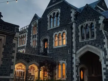 Tour notturno a piedi di Christchurch