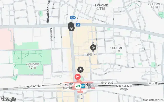 Tour map