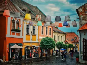 Visit the colorful Artists' Village