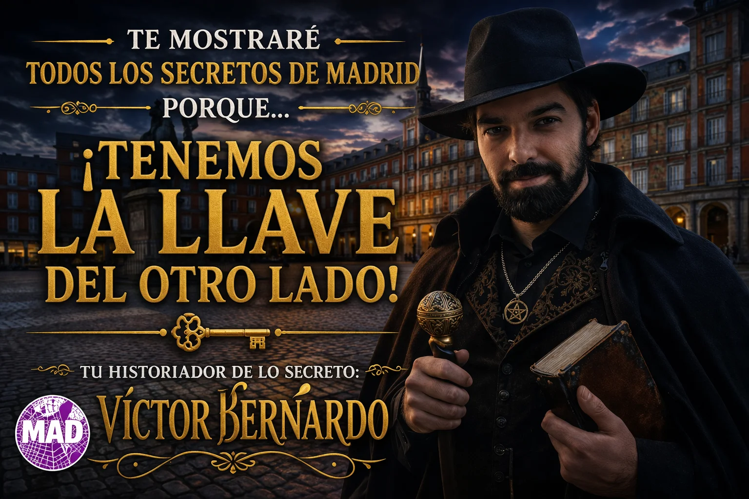 Free Tour Secretos, fantasmas, brujas y hogueras… leyendas en Madrid 👻🔥 🗝️