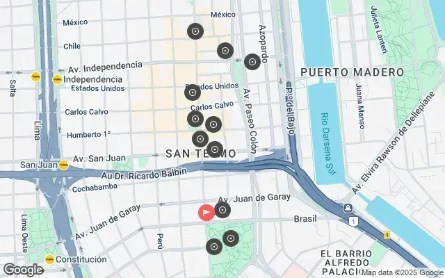 Tour map