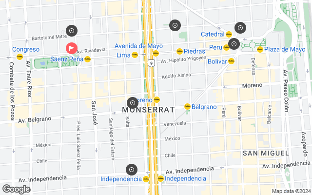 Tour map