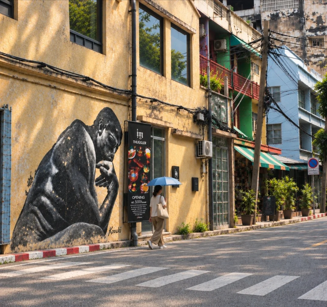 Beyond Bangkok Vibes :  Back Lanes & Local Markets Walking tour  