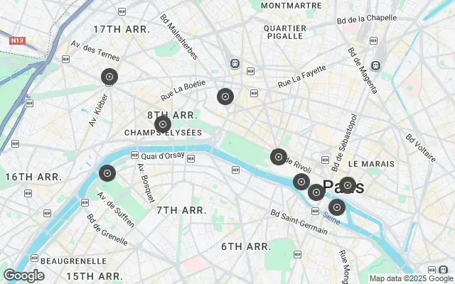 Tour map