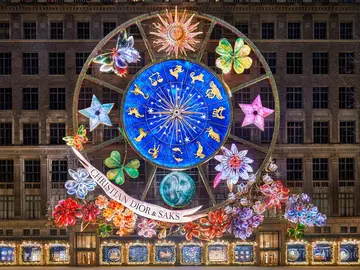 Christmas lights in Midtown Manhattan