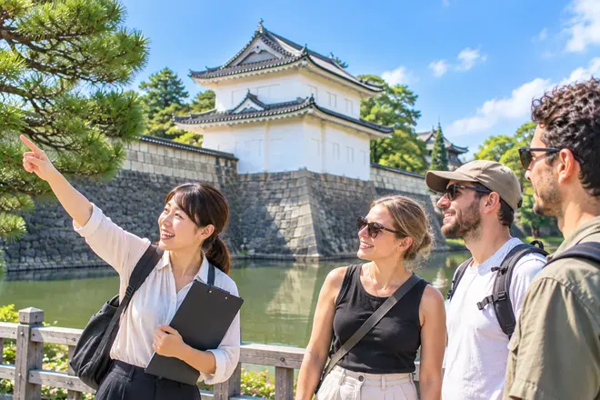 Nijo Castle the Samurai secret Nijo Castle History Walking Tour – World Heritage (Admission ticket is not included)