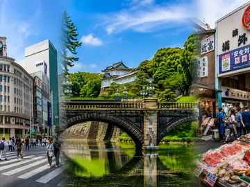 🍥 Tsukiji + Ginza 🔱 Viaje culinario y cultural • ¡El Palacio Imperial, la calle Ginza y justo a tiempo para el mercado de pescado de Tsukiji!