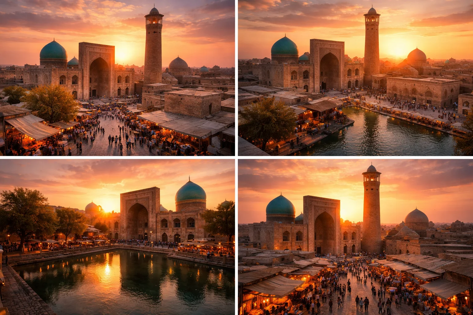 From Ancient Streets to Endless Views: Sunset in Bukhara Golden Hour Tour
