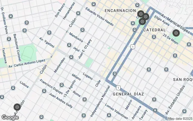 Tour map