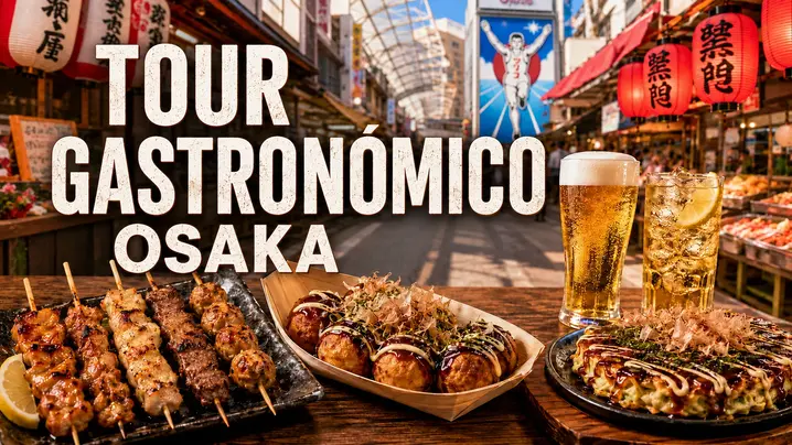 Free tour gastronómico Osaka centro