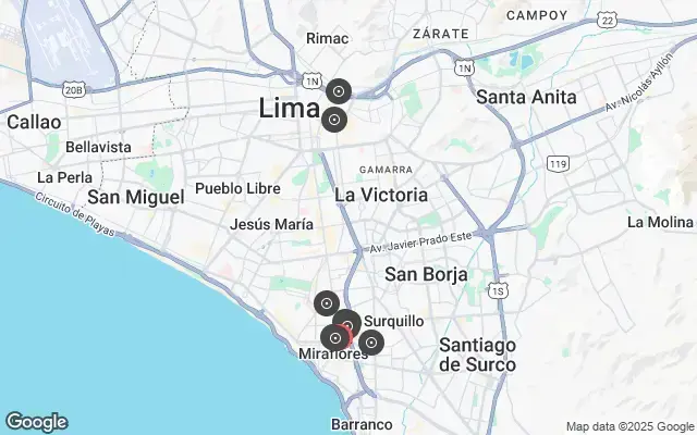 Tour map