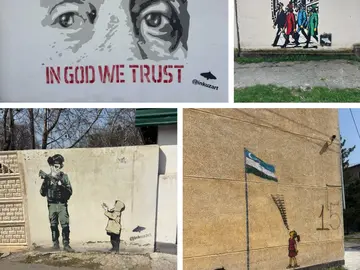 Stadtrundgang: Die Kunst des usbekischen Banksy 👨‍🎨