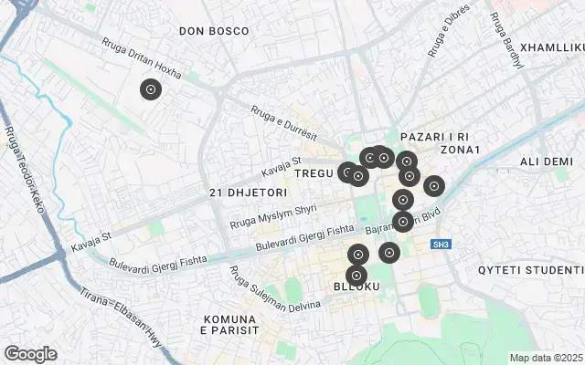Tour map