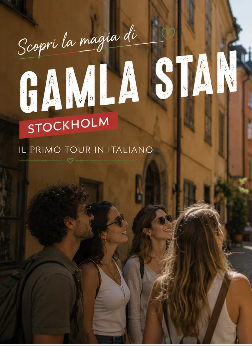 Dal 2023 il primo free tour italiano del centro storico di Stoccolma