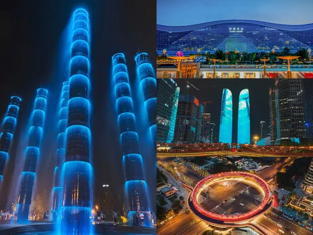 Tour gastronómico nocturno cyberpunk por Chengdu | Torres Gemelas, fuente de bambú y mercado callejero local auténtico (máximo 6 personas)