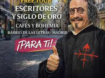 Free Tour Escritores, Siglo de Oro, cafés y bohemia por el Barrio de las Letras de Madrid 📚 ☕