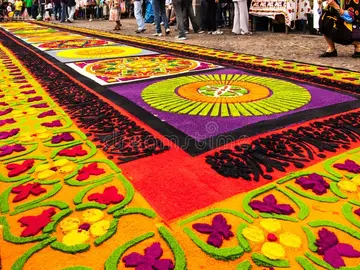 Antigua-Reiseführer: Teppiche und die Karwoche.