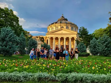 Twilight over Royal Bucharest