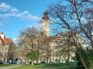Una visión humorística del centro de Leipzig