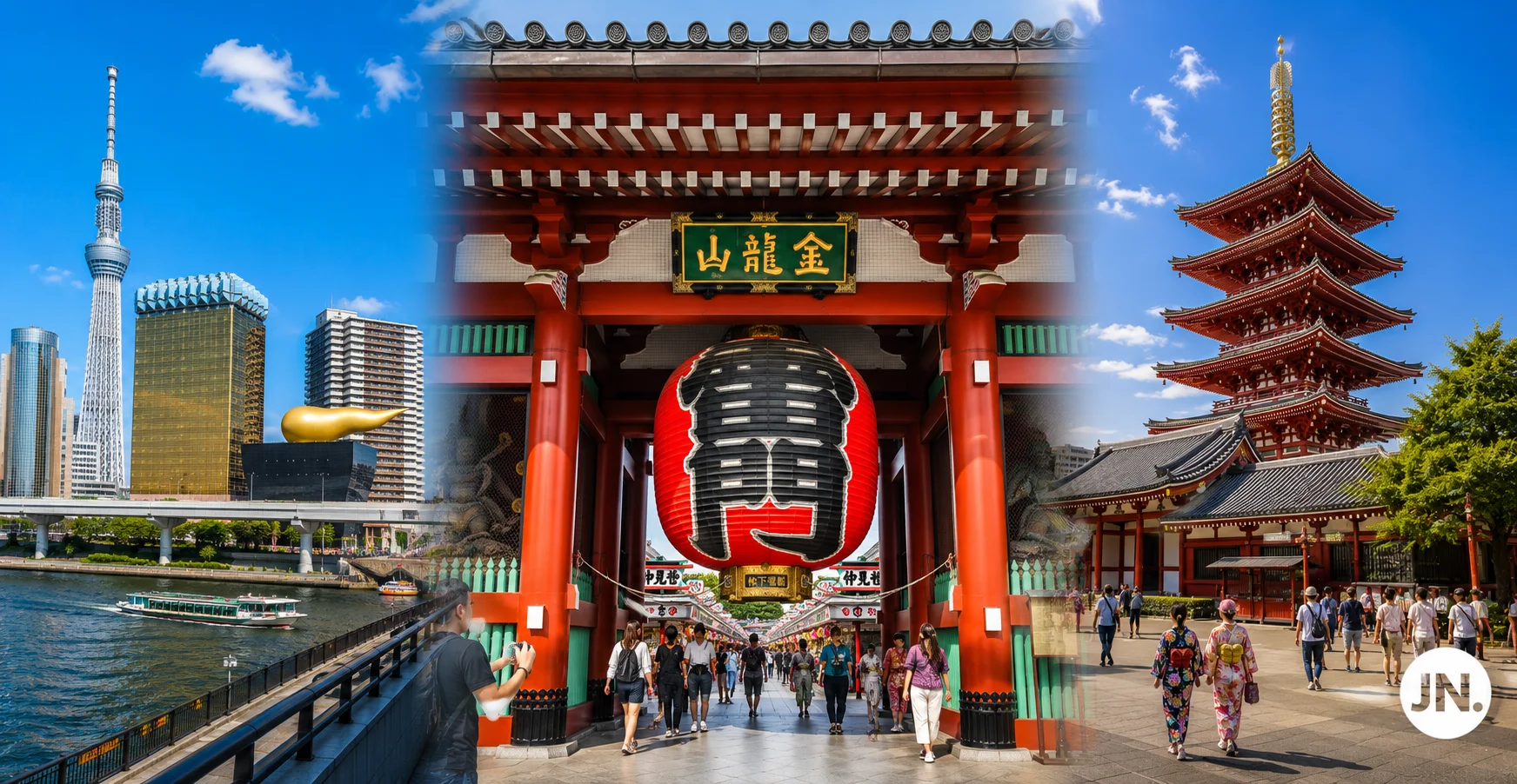 🇯🇵 Spaziergang durch Asakusa und Kappabashi ⛩️ Legenden fließen entlang des Flussufers • Sensō-ji Tempel, Asakusa Schrein, Kappabashi Straße, falsches Essen!