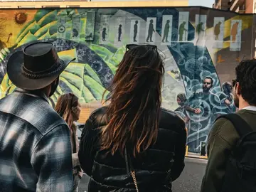 Recorrido mural por el centro de la ciudad.