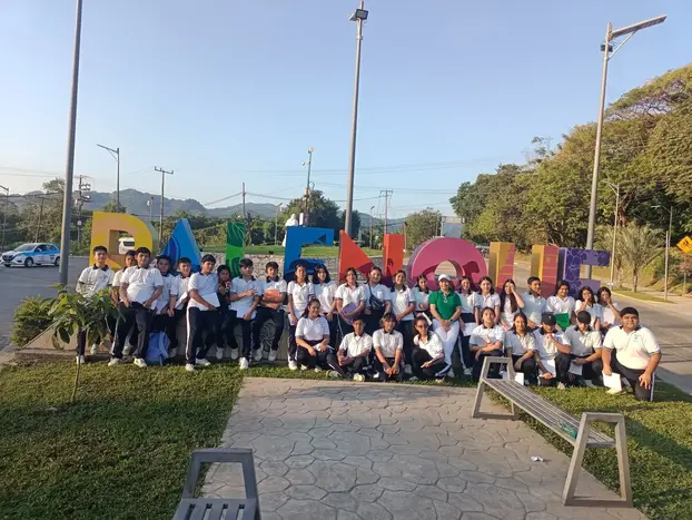 Kostenlose Stadtrundfahrt in Palenque, Chiapas.