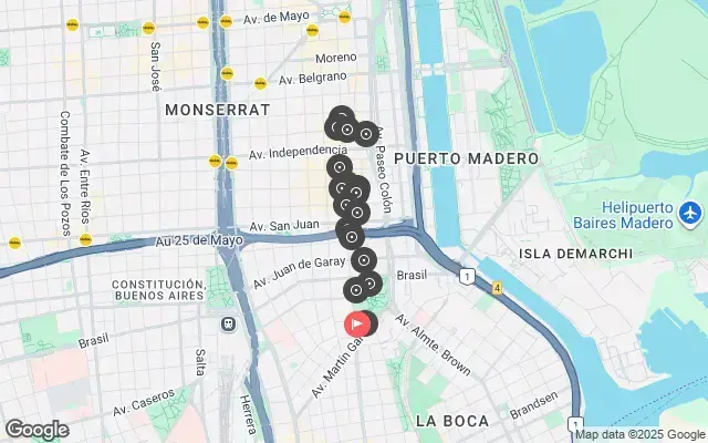 Tour map