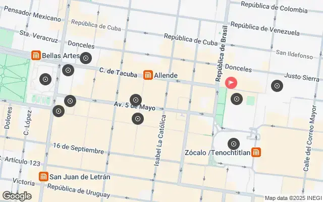 Tour map