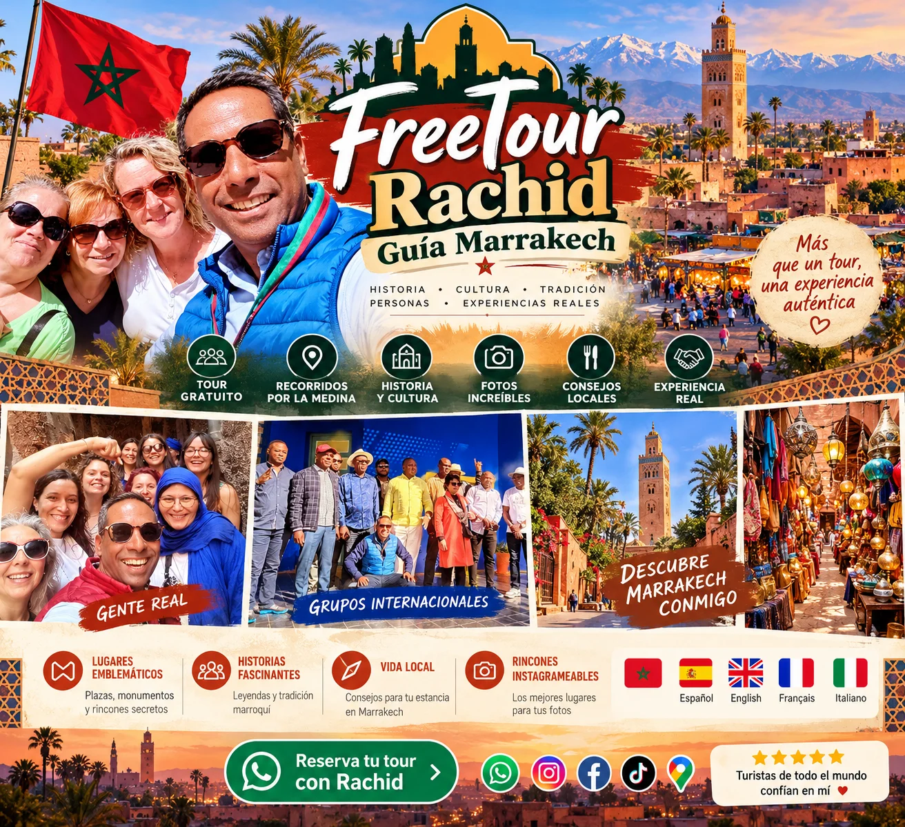 Freetour imprescindible de la Médina imperial y sus gremios. 