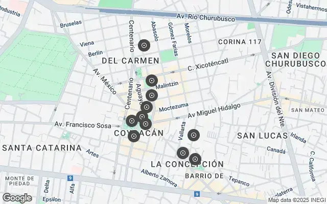 Tour map