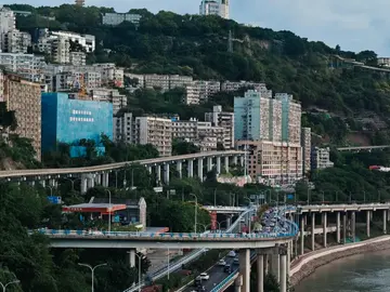 City Walk in the centre of Chongqing