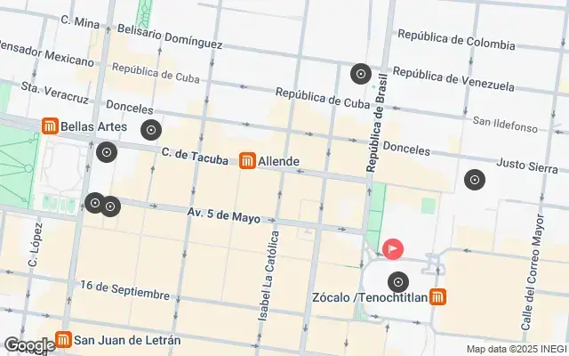 Tour map