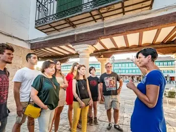 Free walking tour das Beste von Almagro in der Abenddämmerung