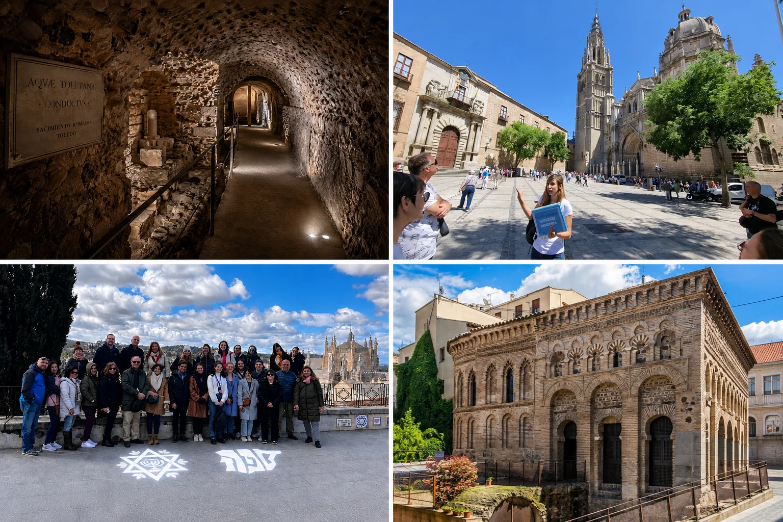 Toledo completo: 7 lugares destacado, subterráneos y barrio judío.