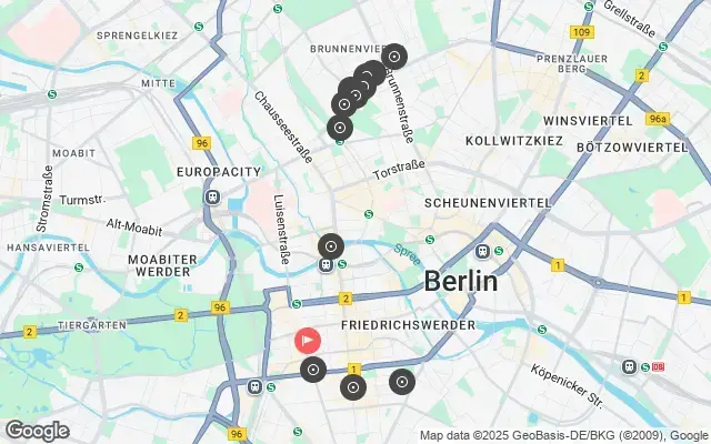 Tour map