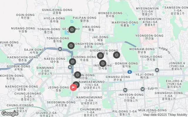 Tour map