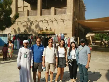 Walking tour in Old Dubai with local