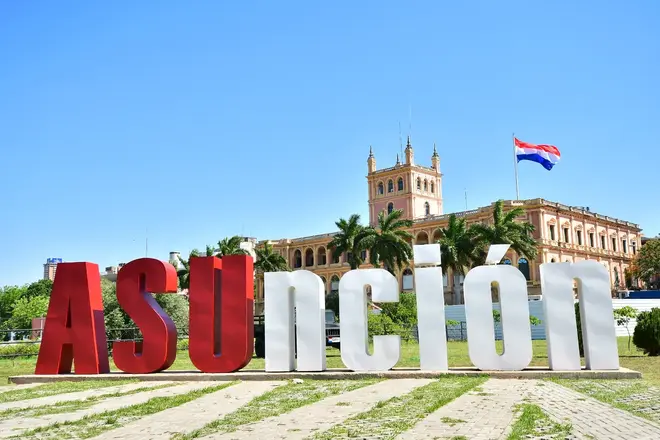 Rundgang durch Asunción und Bootsfahrt in der Bucht von Asunción