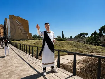 Tarragona Historica "Mehr als 2.000 Jahre Geschichten". (Theatralisiert von lokalem Führer))