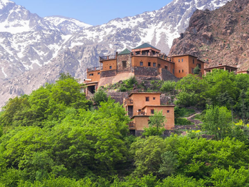 Excursión de un día a las montañas del Atlas con paseos en camello