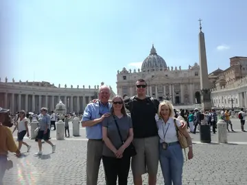 Antica Roma a piedi camminando attraverso i Fori Romani e Imperiali.