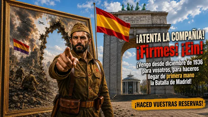 Kostenlose Tour durch Madrid zwischen Schützengräben und Bomben: Die Moncloa-Front im Bürgerkrieg 💣🪖