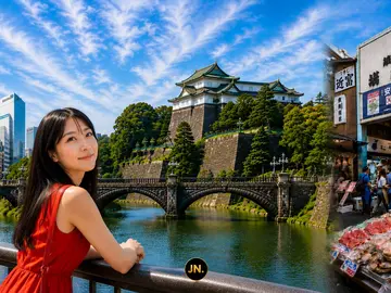 🍥 Tsukiji + Ginza 🔱 Viaje culinario y cultural • ¡El Palacio Imperial, la calle Ginza y justo a tiempo para el mercado de pescado de Tsukiji!