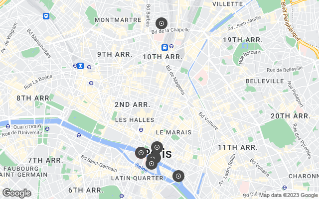 Tour map