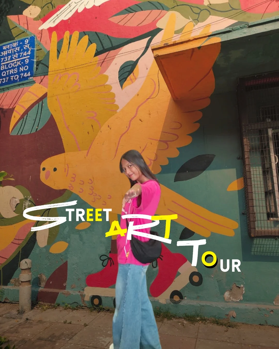 Tour a piedi dell'arte di strada di Delhi e dei giardini di Lodhi