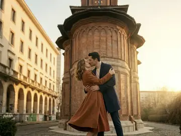 Sesión de fotos cinematográfica por el casco antiguo de Bucarest.