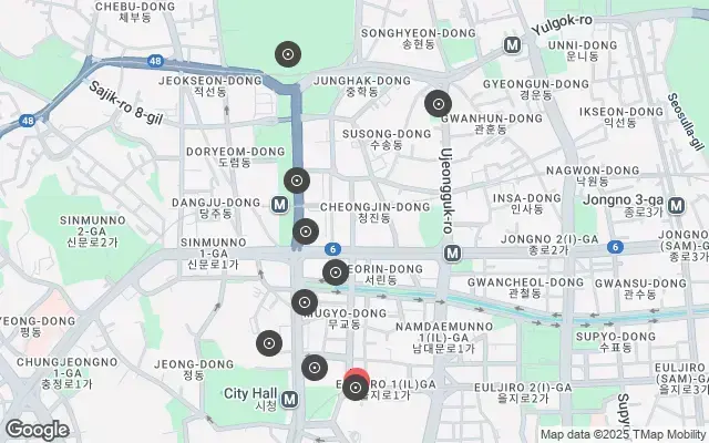 Tour map