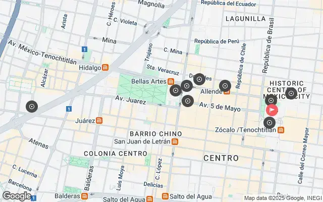 Tour map